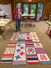 The Quilters: Cheryl - 8 Table Runner gifts for Vets